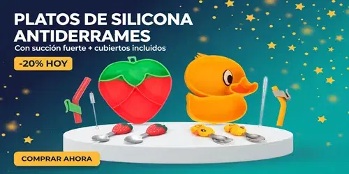 Platos de Silicona Antiderrames