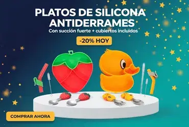 Platos de Silicona Antiderrames